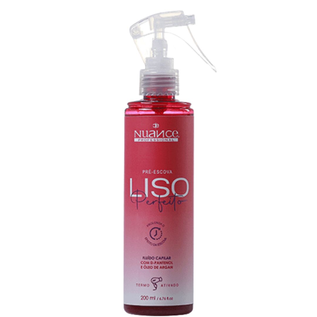 Liso Perfeito Spray Traitement Pré-Brosse Fluide Thermoactivé 200 ml Nuance