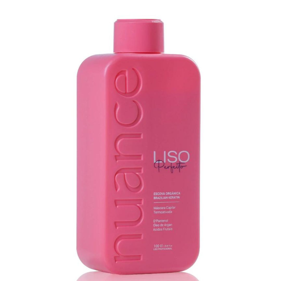 Liso Perfeito Smooth Progressive Brush Organic Hair Straightening 100ml Nuance