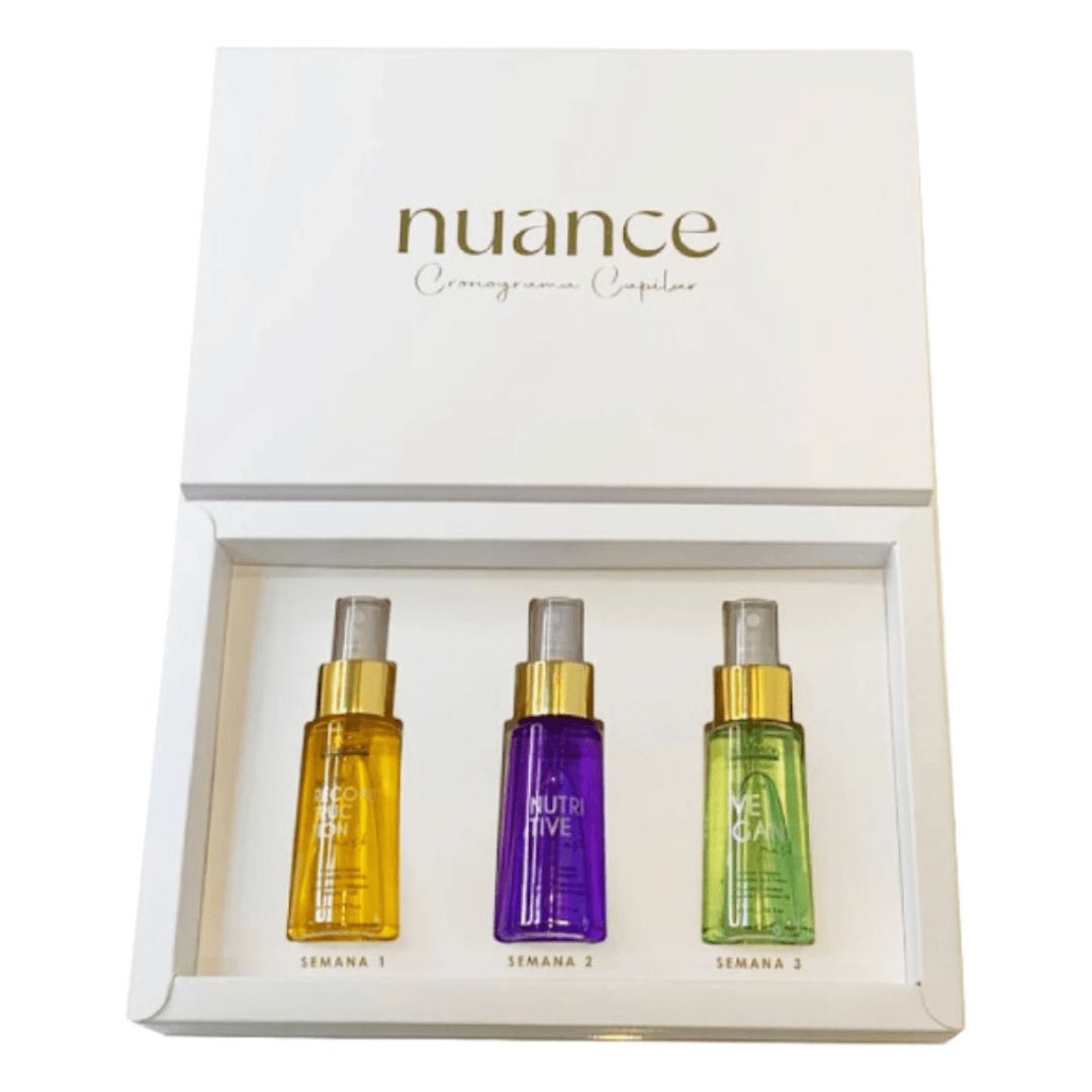 Kit de masques de traitement à la kératine Hair Schedule Booster 3x 60 ml Nuance