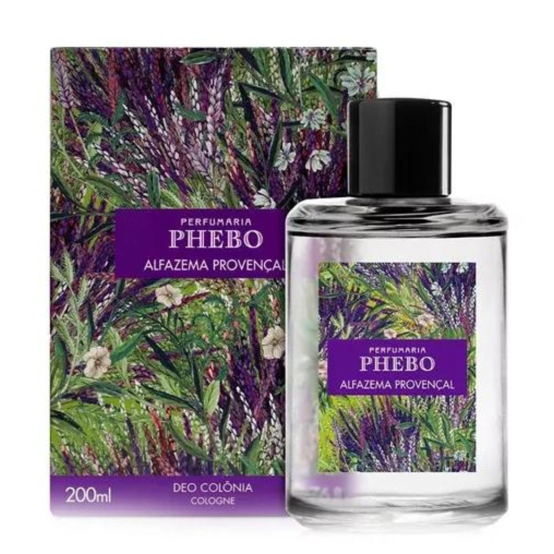 Phebo Alfazema Lavender Deo Cologne Perfume Body Floral Fragance 200ml