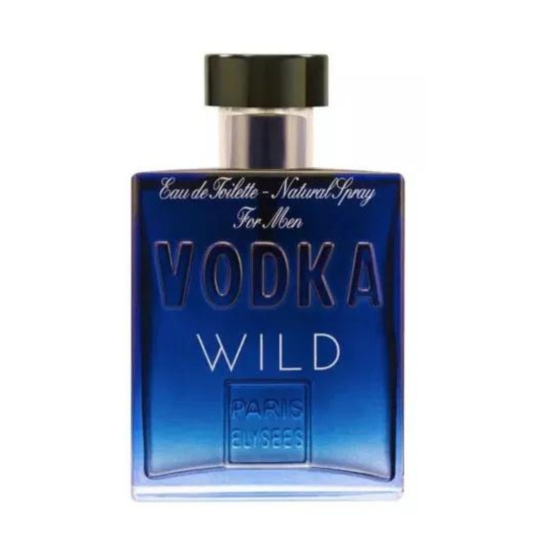 Vodka Wild For Man Eau de Parfum Woody Fragance Perfume 100ml Paris Elysees