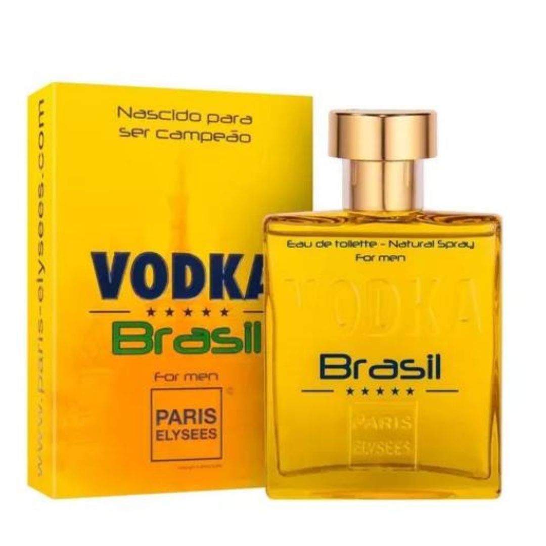 Vodka Brasil For Man Eau de Parfum Fragance Body Perfume 100ml Paris Elysees