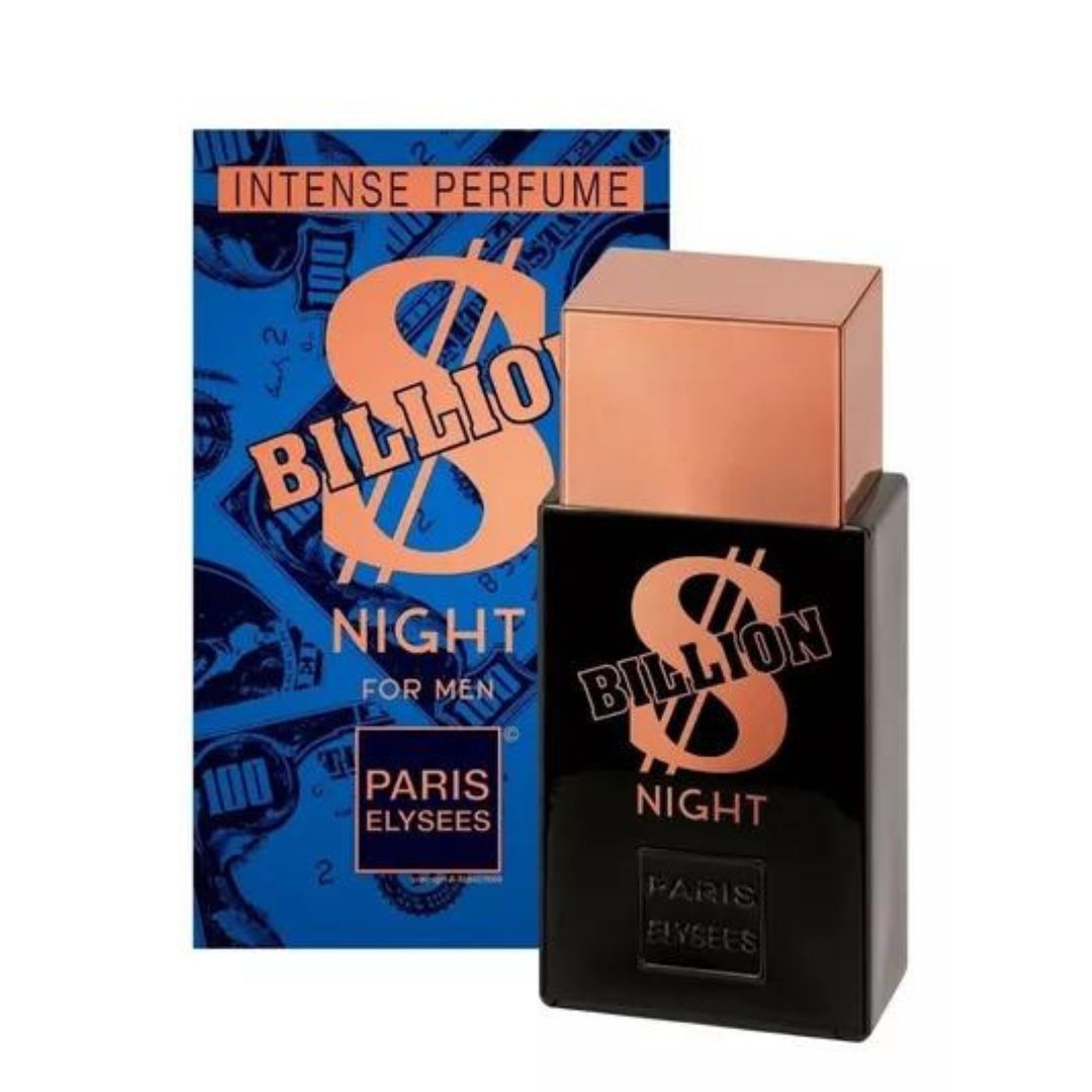 Bilion Night For Man Eau de Parfum Parfum Fragance 100ml Paris Elysées