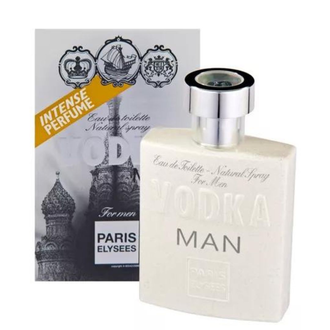 Vodka Man Eau de Parfum Parfum Boisé Parfum 100 ml Paris Elysées