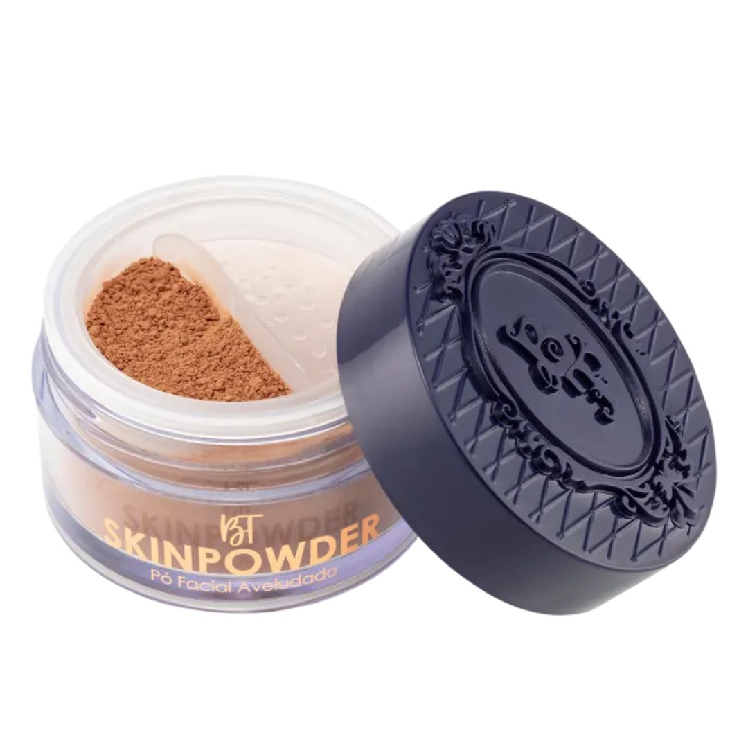 Poudre libre Velvety Facial Skinpowder Fond de teint couleur bronzante 20 g Bruna Tavares