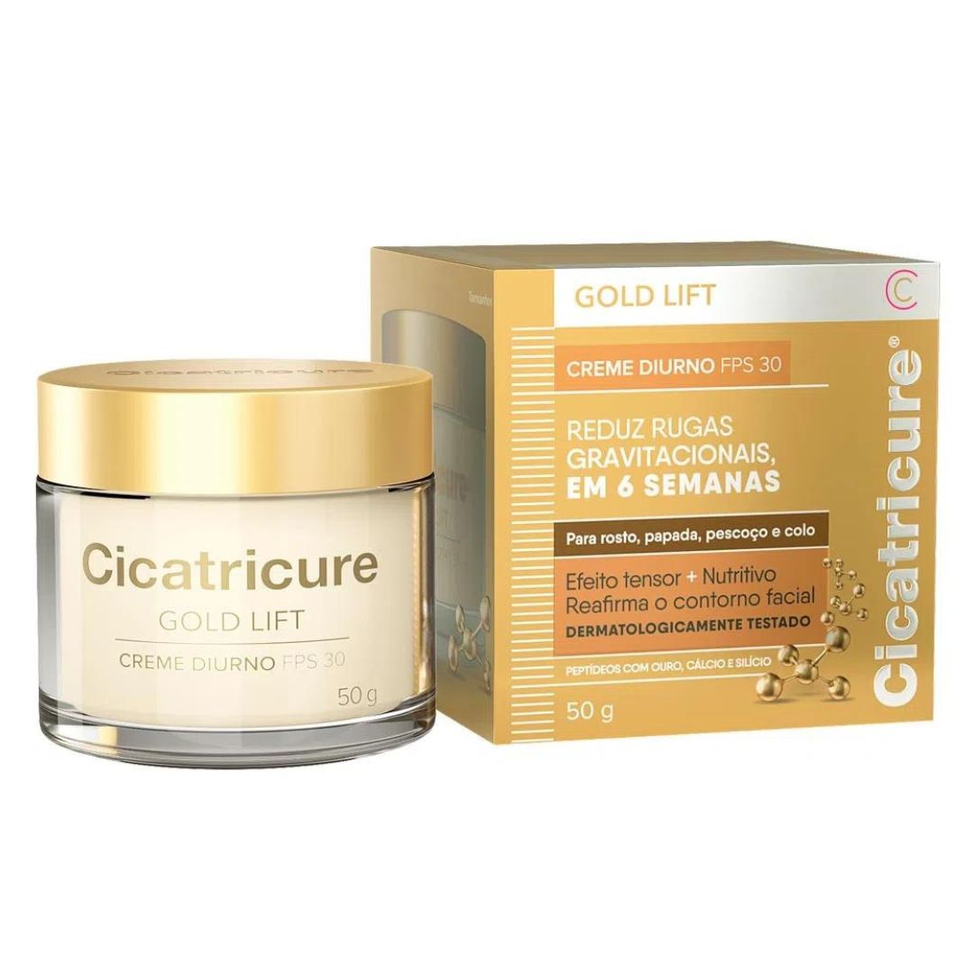 Crème rajeunissante visage Gold Lift SPF 30 Soin quotidien de la peau 50 g Cicatricure