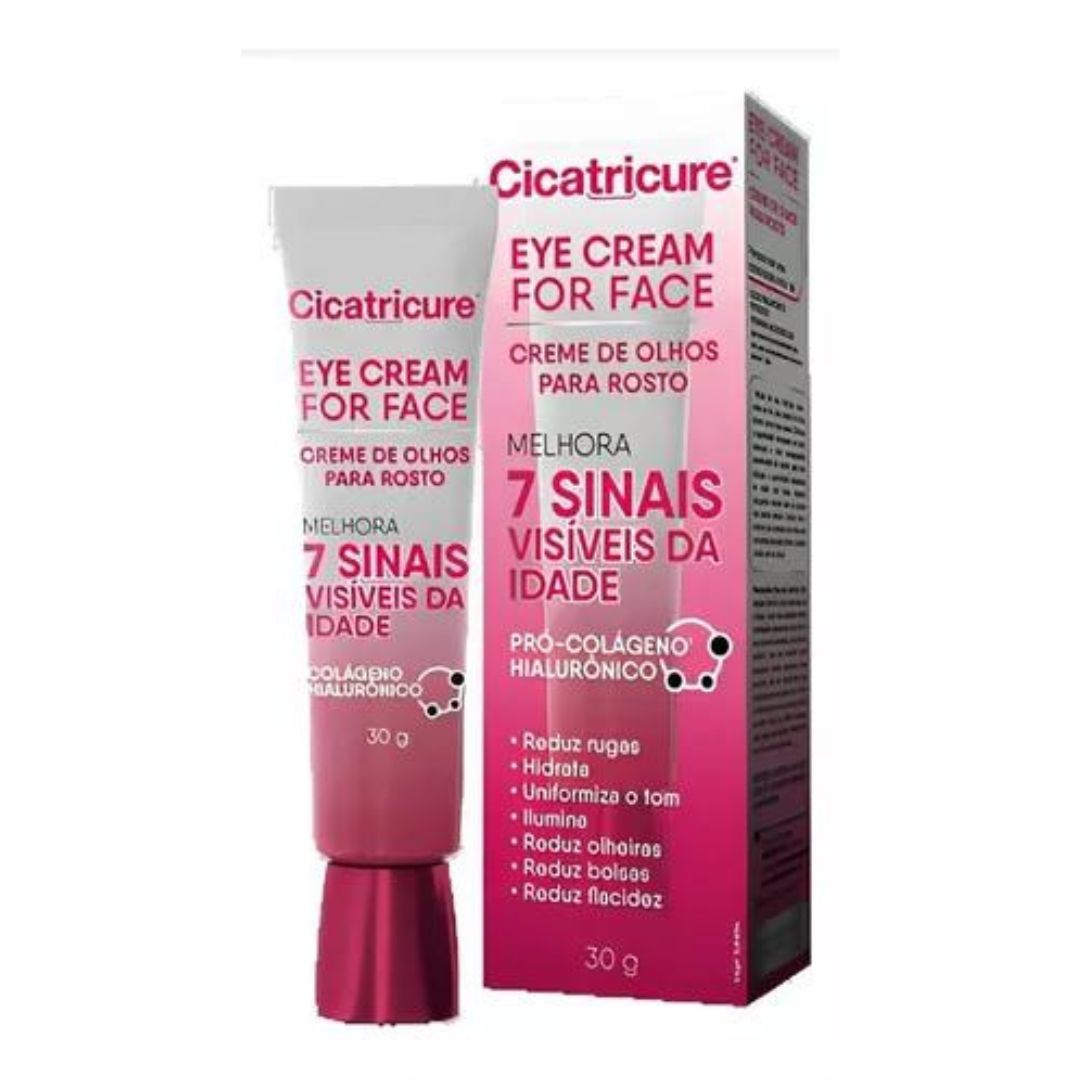 Crème contour des yeux pour le visage Soin du visage à l'acide hyaluronique 30 g Cicatricure