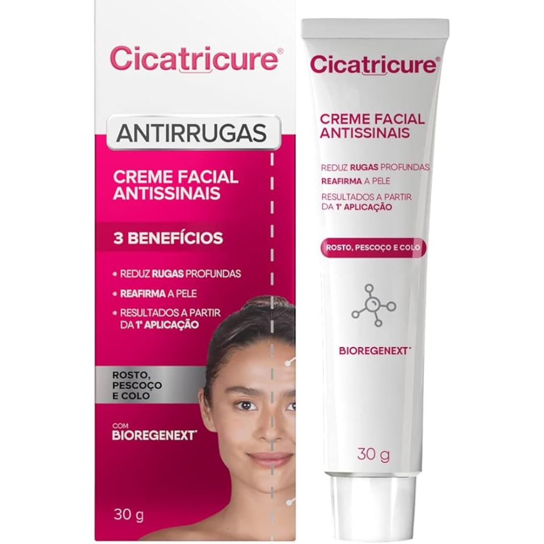 Crème Visage Anti-Signaux Soin Régénérant Réparateur de la Peau 50g Cicatricure