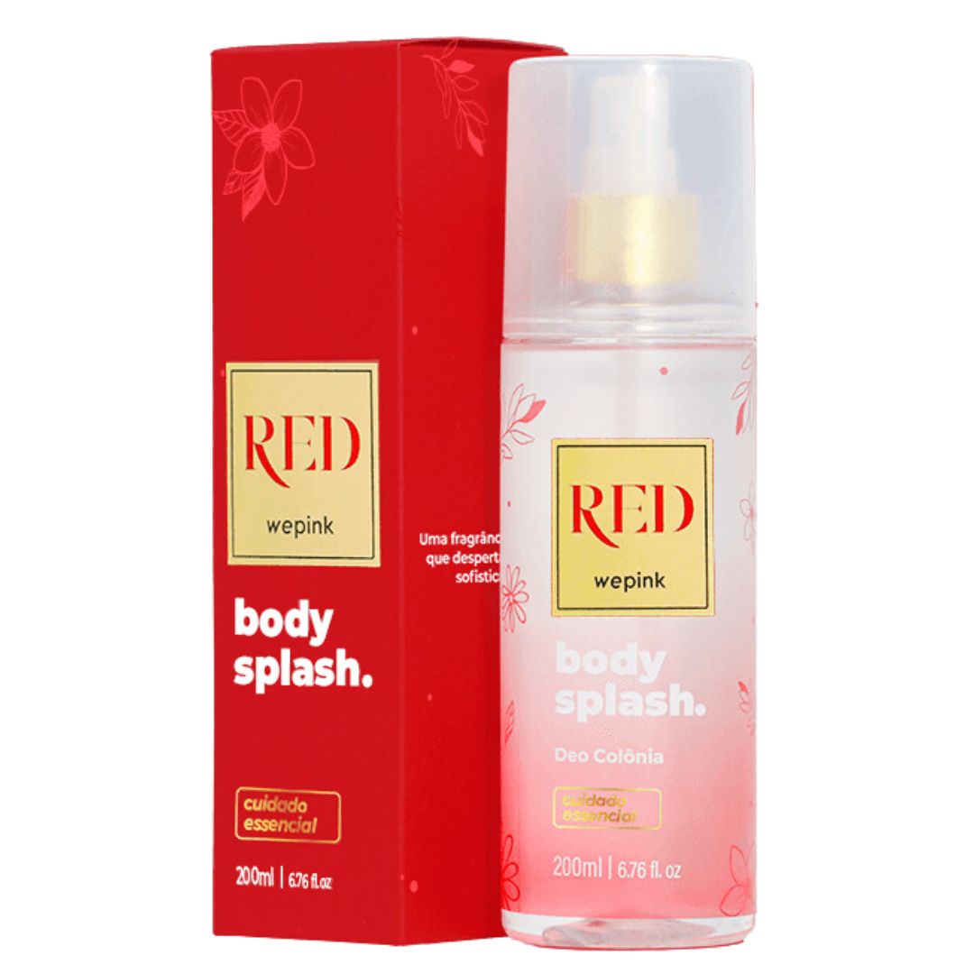 Virginia Fonseca Red Body Splash Deodorant Cologne Fragance 200ml We Pink