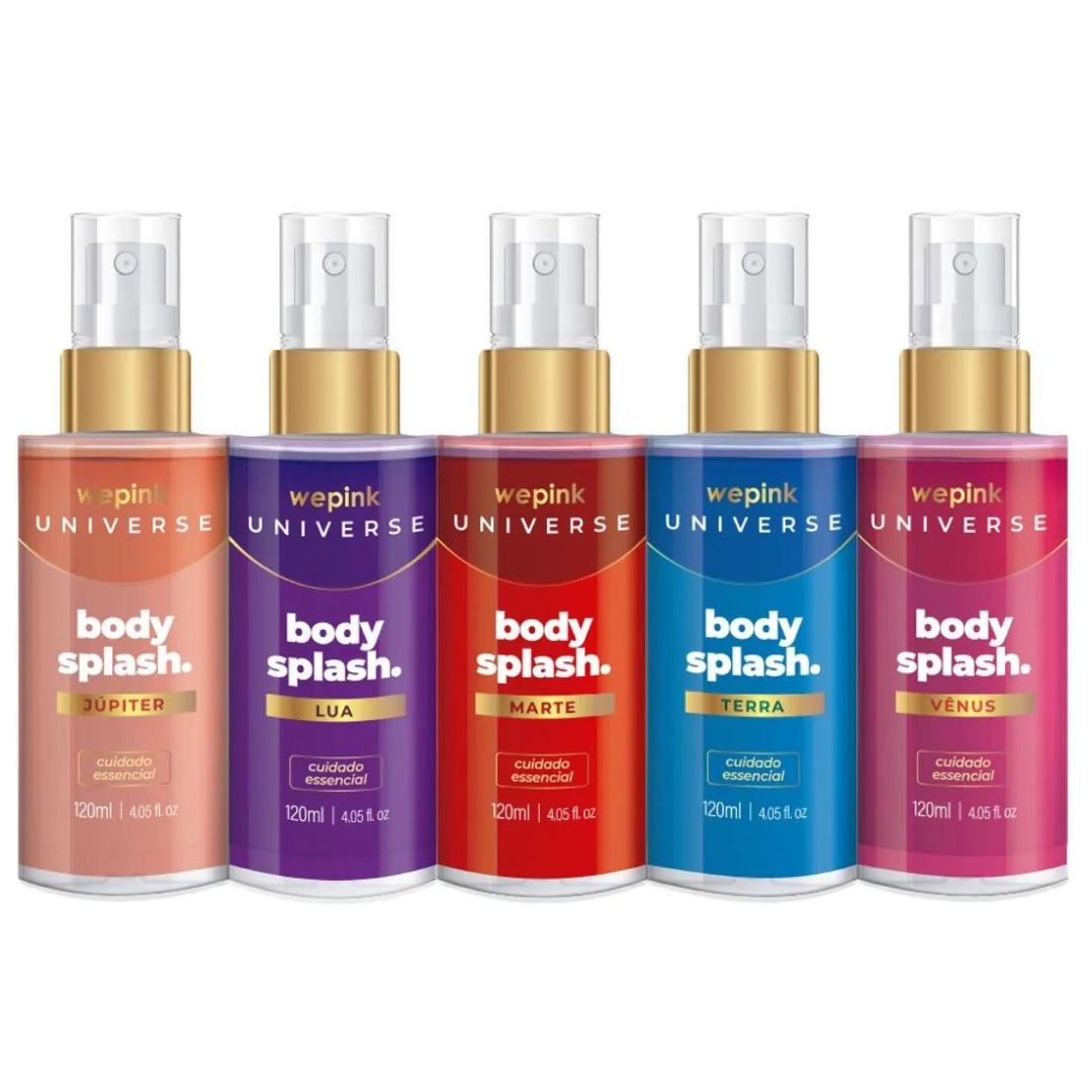 Virginia Fonseca Universe Body Splash Deodorant Cologne Kit 5x 120ml We Pink