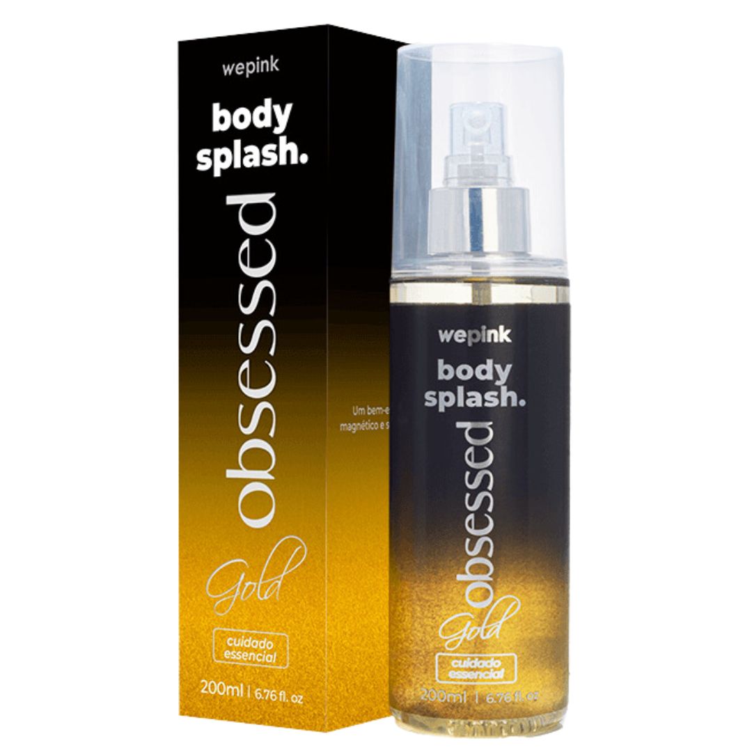 Virginia Fonseca Obsessed Gold Body Splash Deodorant Cologne 200ml We Pink