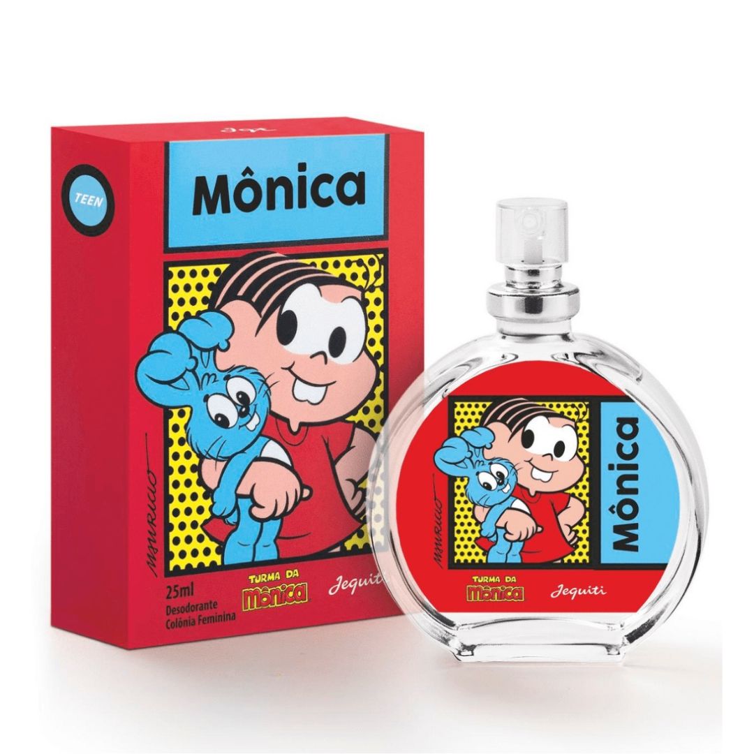 Turma da Monica Déodorant Cologne Parfum Corps Enfants Fragance 25ml Jequiti