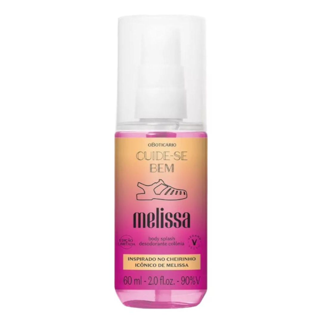 Melissa Body Splash Deodorant Cologne Fragance Cruelty Free 60ml O Boticário