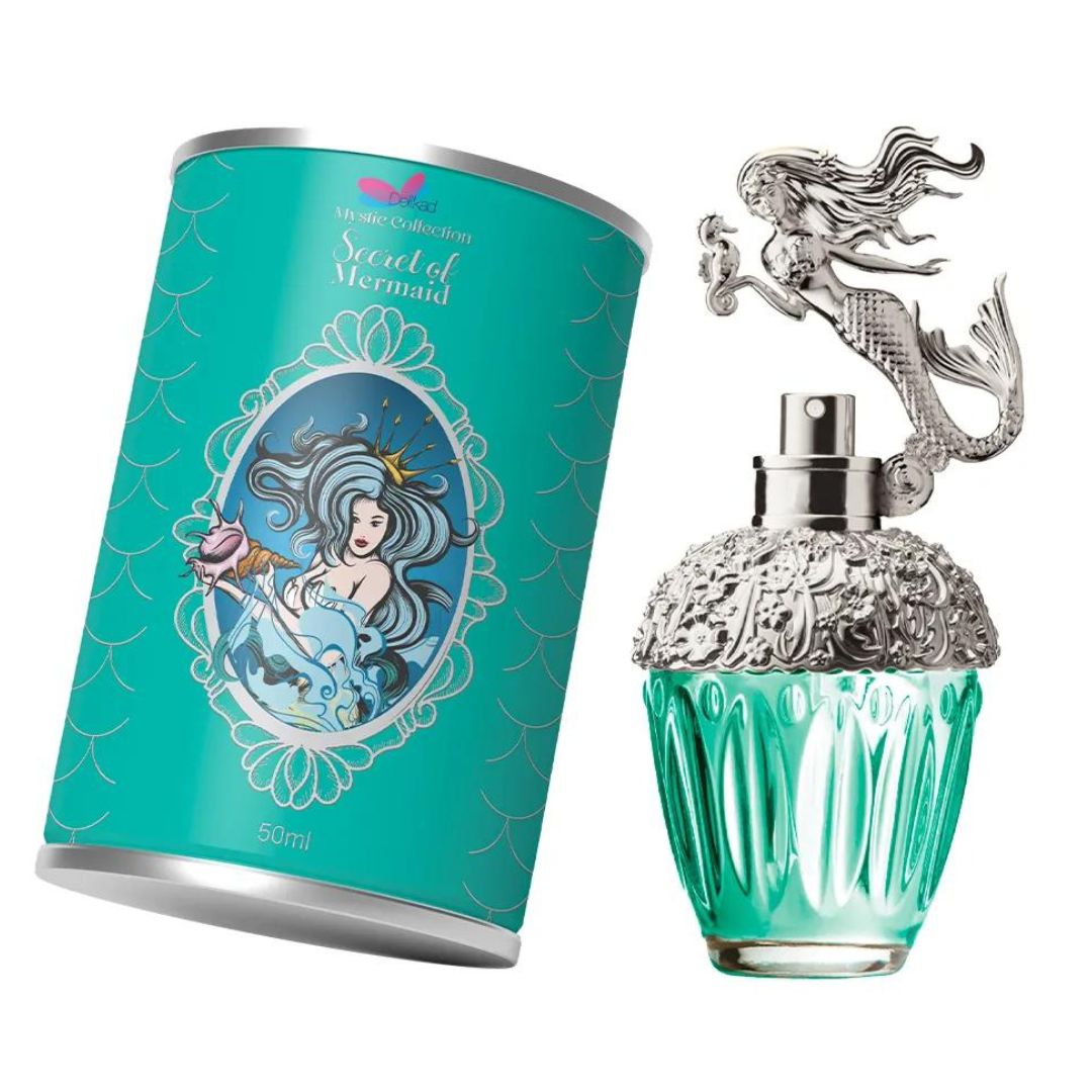 Secret of Mermaid Eau de Parfum Parfum Déodorant Cologne 50ml Água de Cheiro