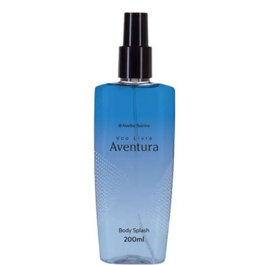 Voo Livre Aventura Body Splash Cologne Perfume 200ml Abelha Rainha