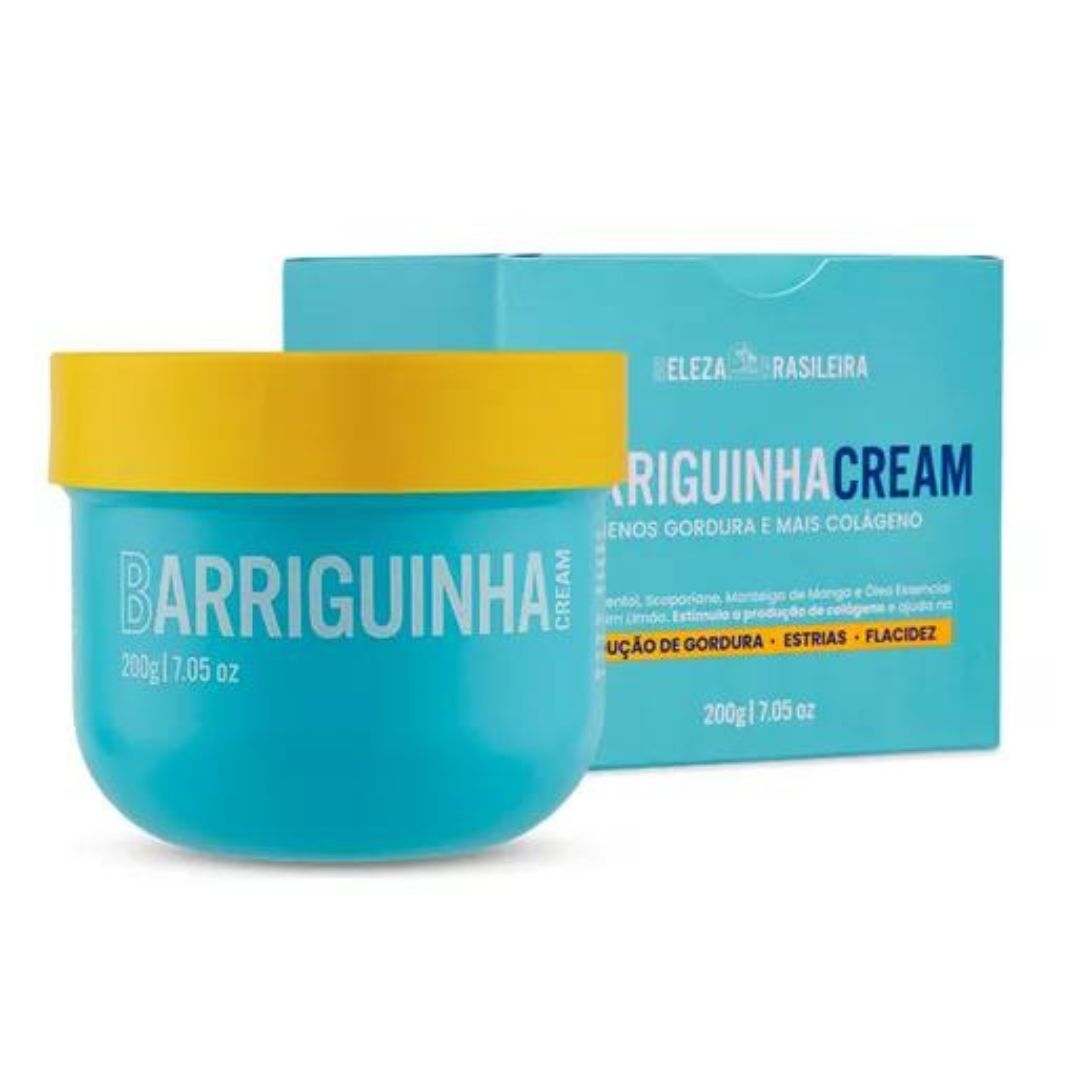 Barriguinha Crème Réductrice Raffermissante Mesures Minceur 200g Beleza Brasileira