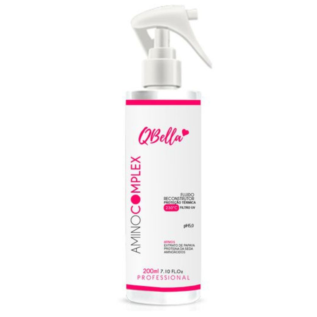 Fluide de reconstruction pour cheveux secs/abîmés Aminocomplex 200 ml QBella