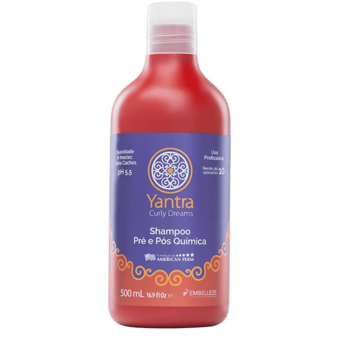 Yantra Curly Hair Pre / Post Treatment Shampoo 500ml Embelleze