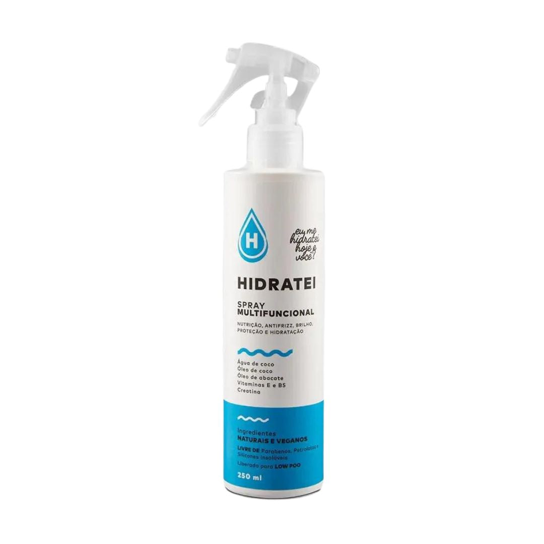 Spray multifonctionnel sans rinçage pour traitement de finition des cheveux 250 ml Hidratei