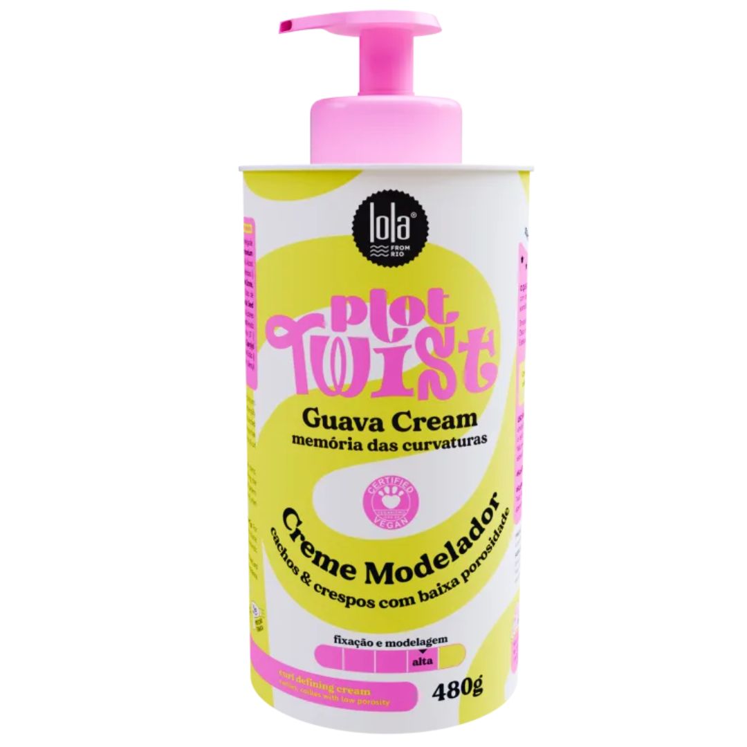 Plot Twist Guava Hair Modeling Cream Vegan 480g Lola Cosmetics