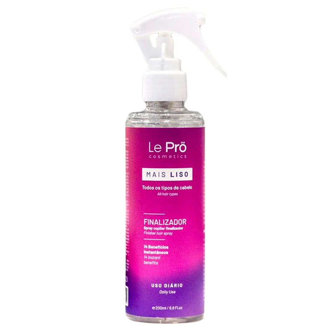 Spray de finition capillaire Mais Liso Effet lissant pour cheveux 200 ml Le Pro