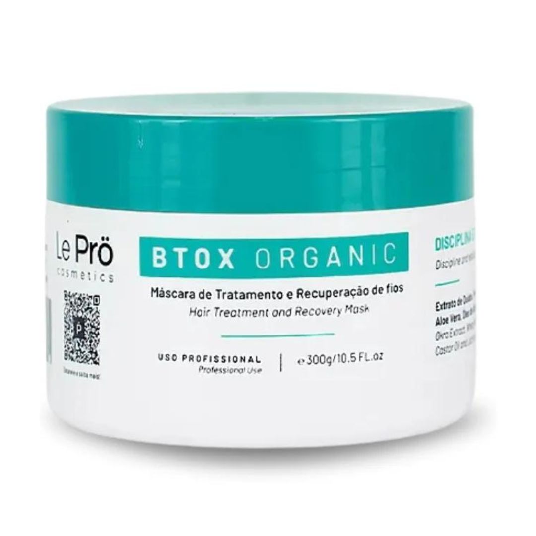 Organic Deep Hair Mask Volume Reducer Striaghtening 300g Le Pro