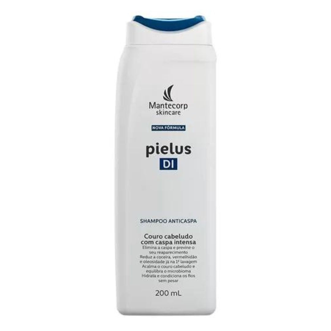 Pielus DI Shampoing Antipelliculaire Nettoyant Quotidien 200 ml Mantecorp