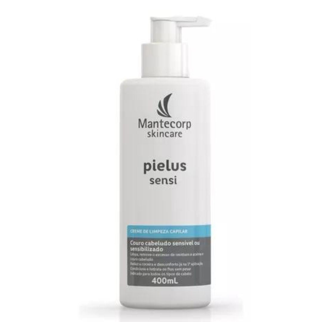 Crème nettoyante 2 en 1 pour cheveux sensibles Pielus Sensi 400 ml Mantecorp