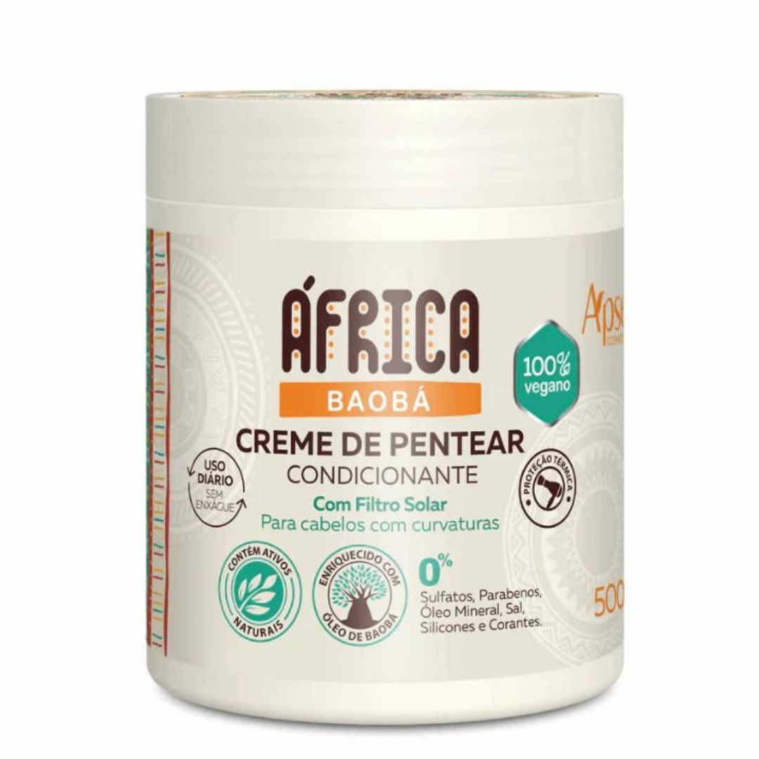 Crème revitalisante pour cheveux bouclés Africa Baoba 500 g Apse