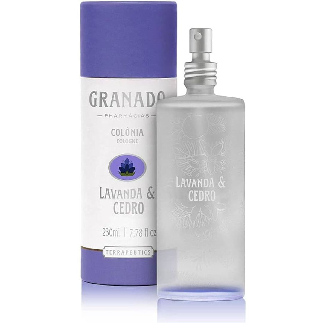 Granado Lavender Cedar Deo Cologne Body Fragance Perfume 230ml