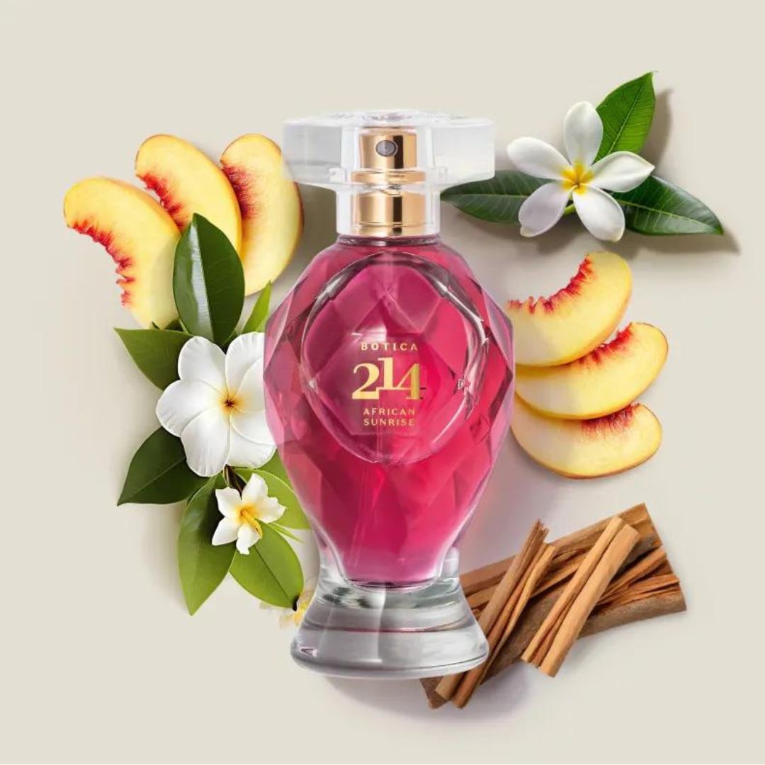 Botica 214 Africa Sunrise Floral Fruity Eau de Parfum Perfume 75ml O Boticário