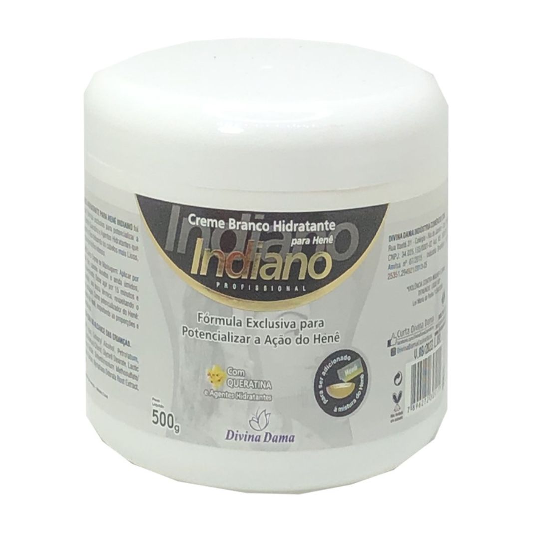 Kit de lisseur et crème sublimatrice pour cheveux brun foncé Indiano Hene Divina Dama