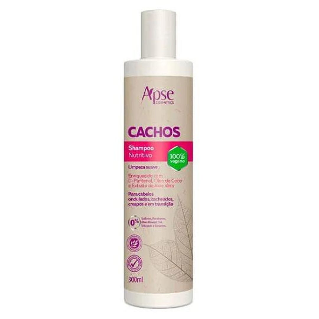 Cachos Kit de traitement d'entretien cheveux bouclés 4 Itens Abside