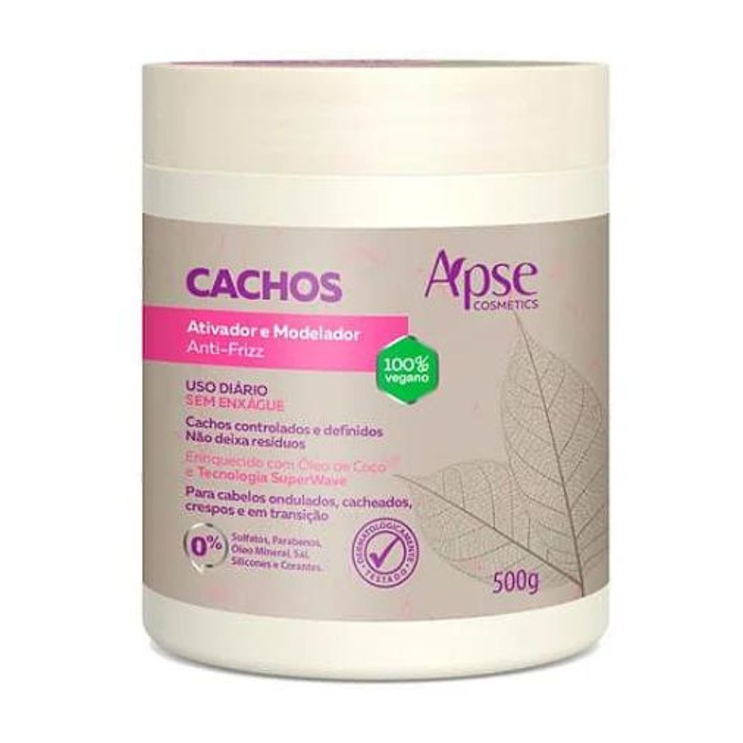 Cachos Kit de traitement d'entretien cheveux bouclés 4 Itens Abside