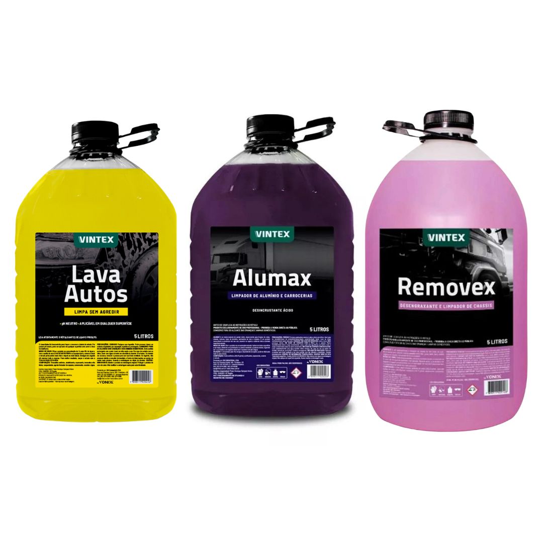 Alumax + Removex + Lava Autos Car Automotive Maintenance Kit Vonixx