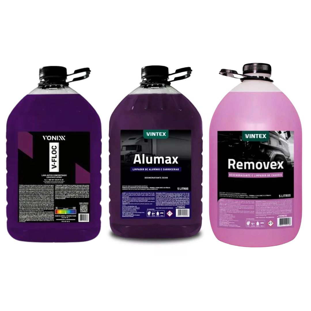 Alumax + Removex + V-Floc Car Automotive Maintenance Kit Vonnixx