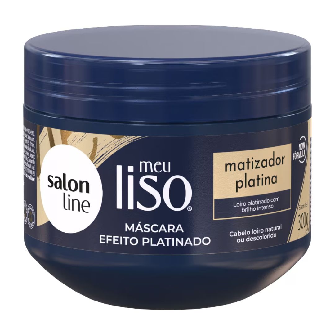 Salon Line Moisturising My Smooth Platinum Blonde Vegan Masque Hydratant 300g