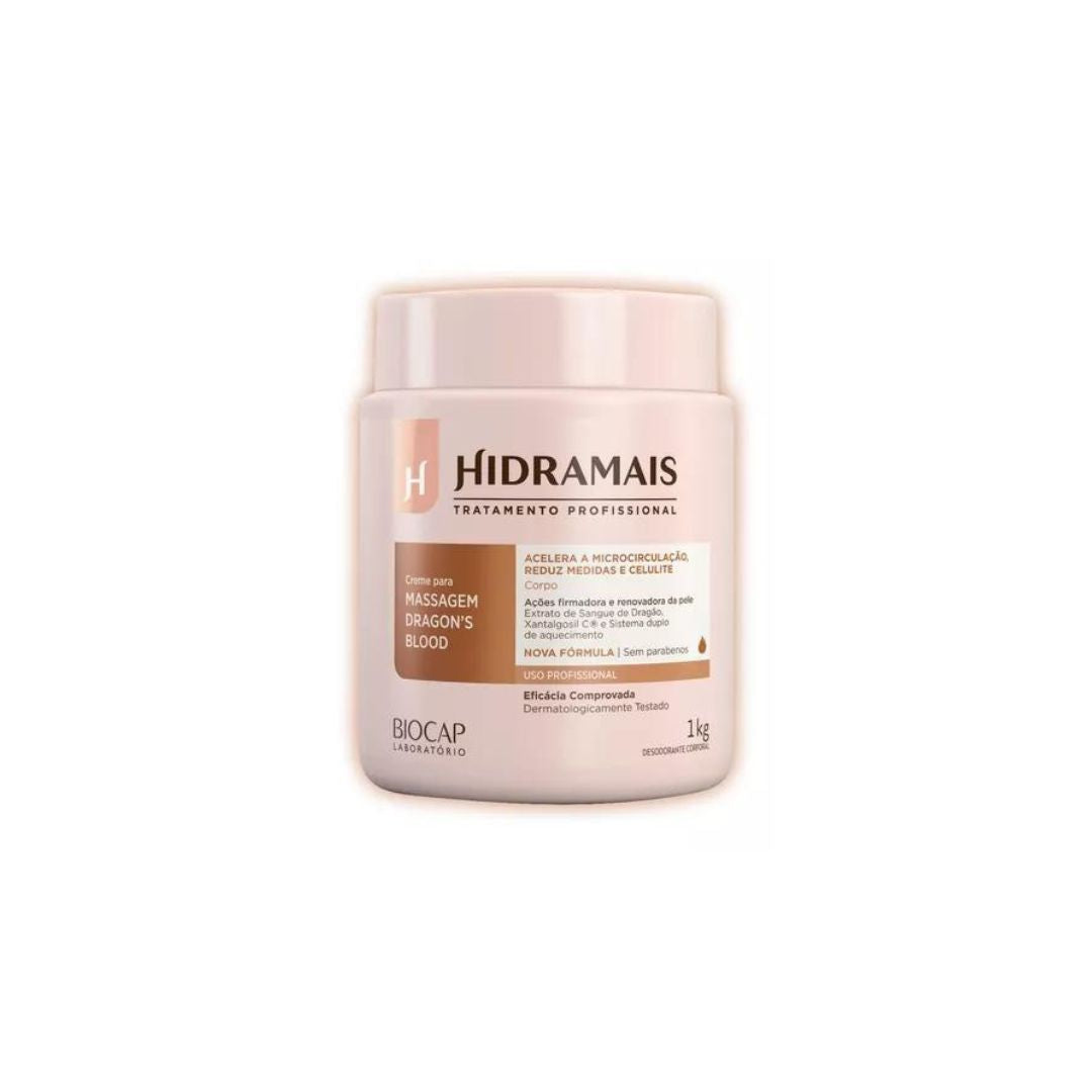 Crème de modelage pour le corps activatrice de massage au sang de dragon, soin de la peau, 1 kg, Hidramais