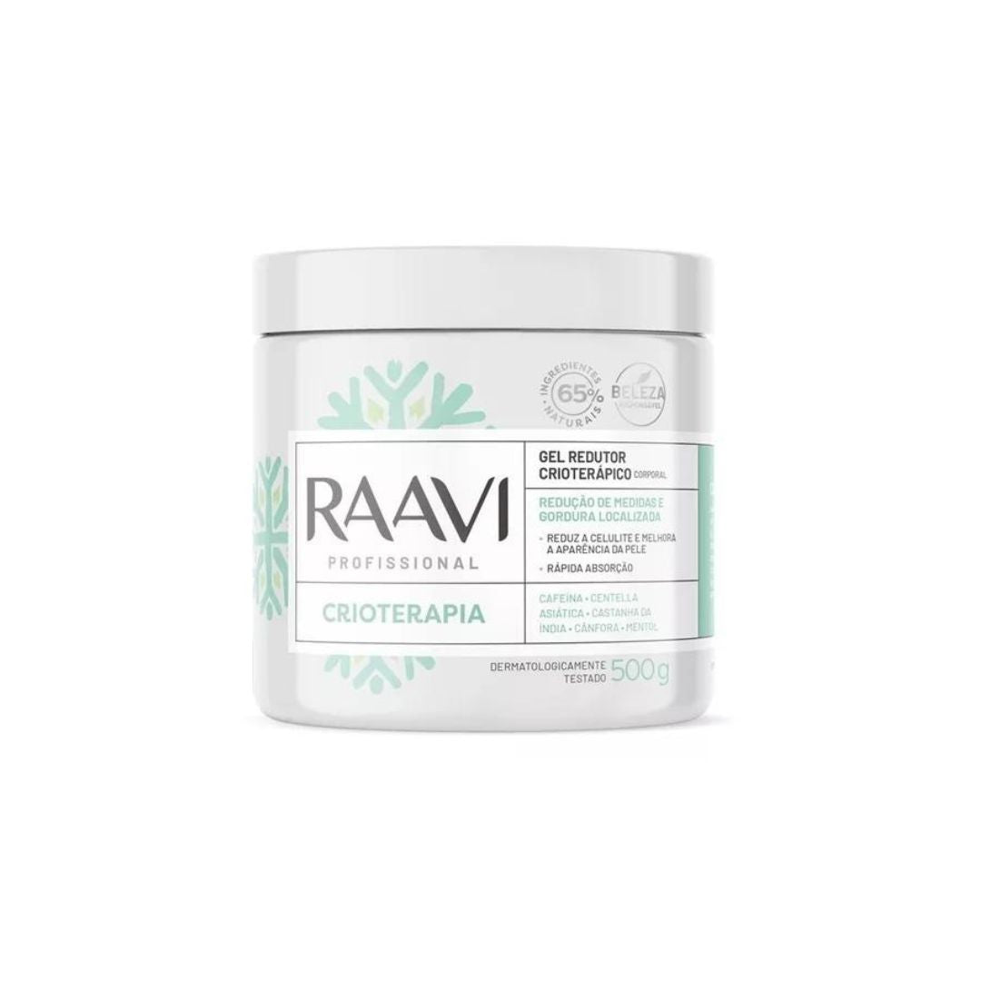 Gel corporel réducteur cryothérapie au menthol Massage par cryothérapie 500 g Raavi