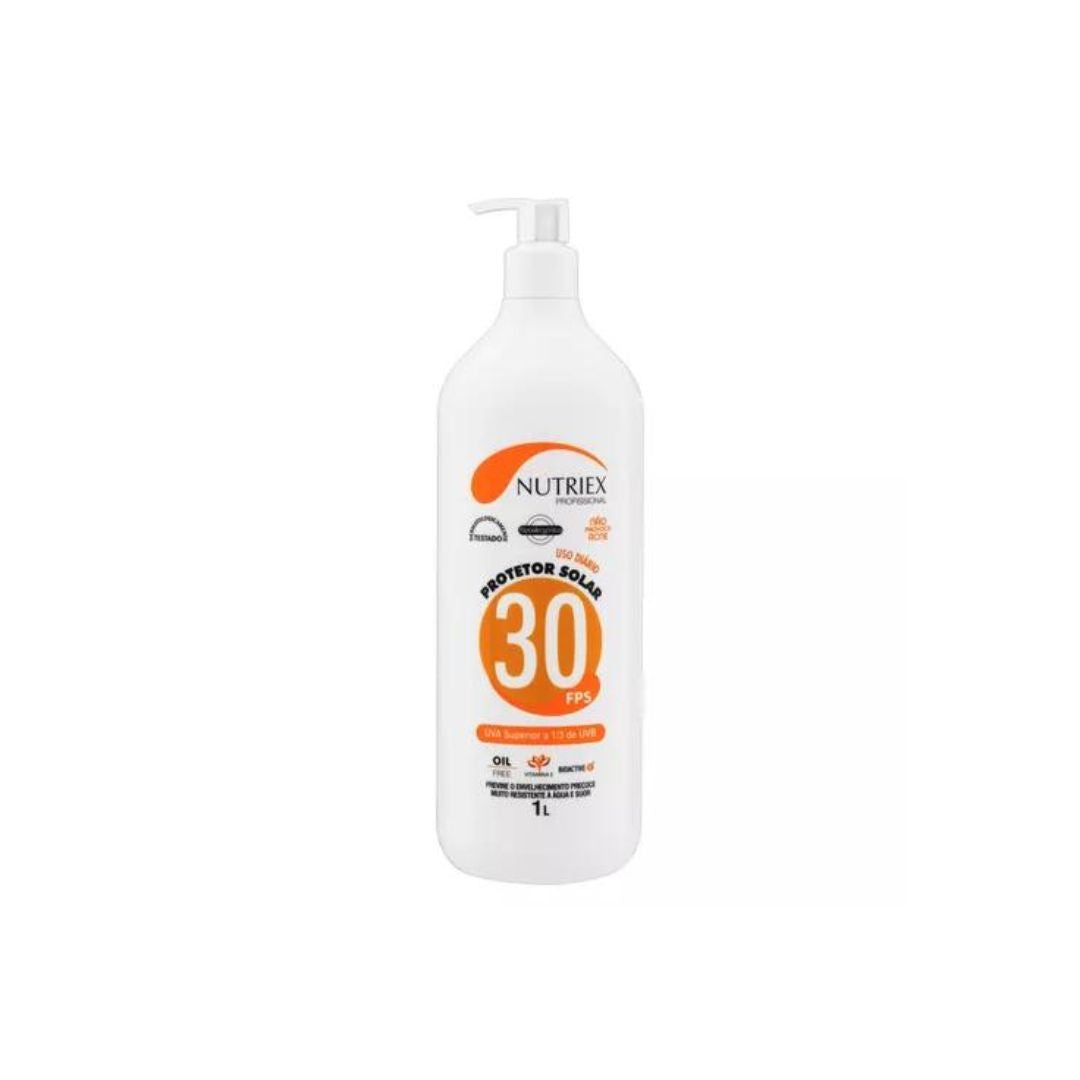 Crème solaire SPF 30 Sans huile Résistant à l'eau Protection cutanée UVA / UVB 1L Nutriex