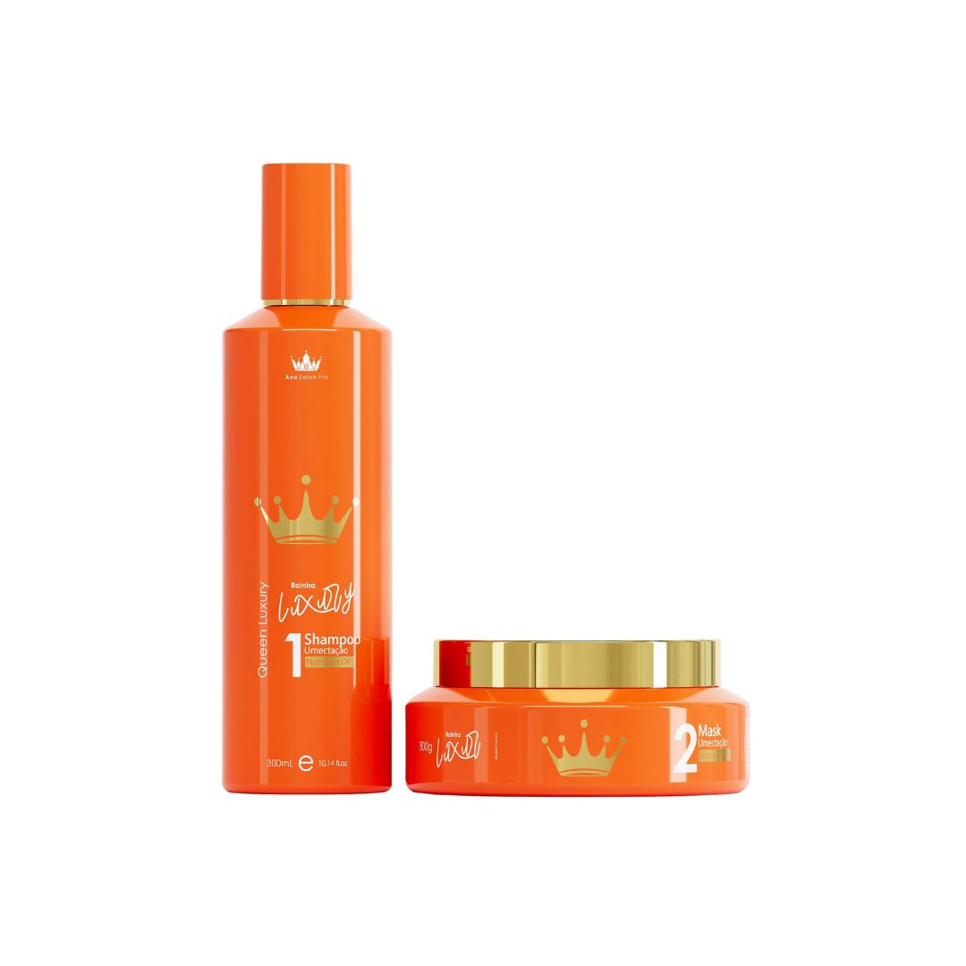 Rainha Luxury Home Care Daily Hair Treatment Kit 2x300 Ana Paula Carvalho