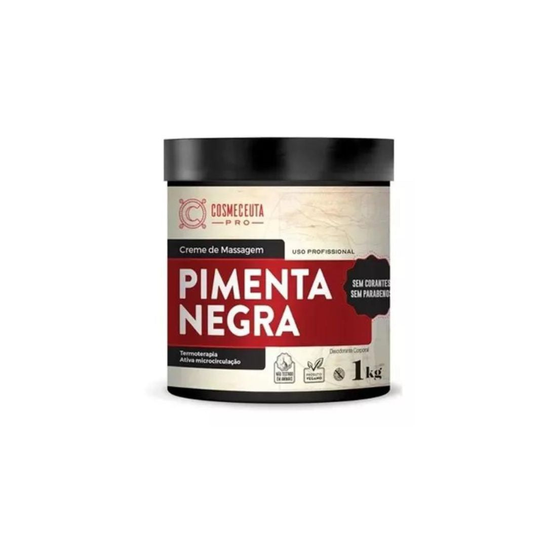 Black Pepper Body Massage Thermogenic Modeling Cream 1Kg Cosmeceuta