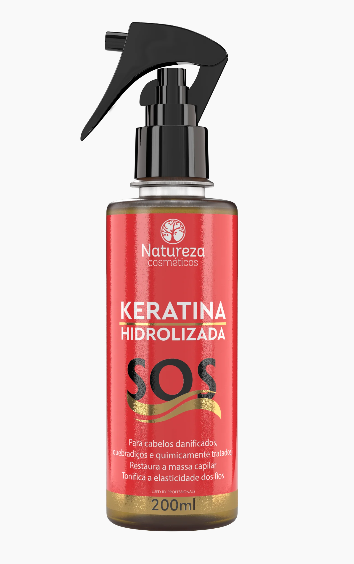 Traitement capillaire professionnel SOS Hydrolized Keratin Finisher 200 ml - Natureza