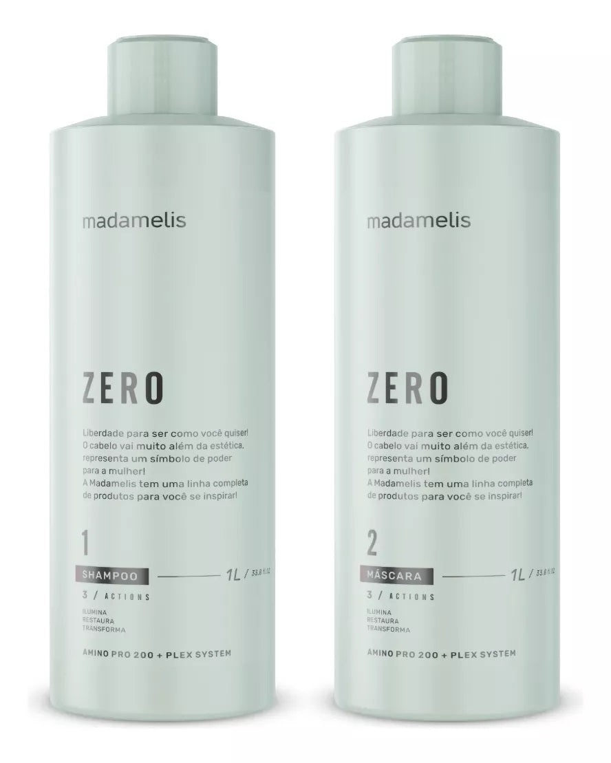 Zero Formol Free Progressive Brush Hair Treatment Kit 2x1L - Madamelis