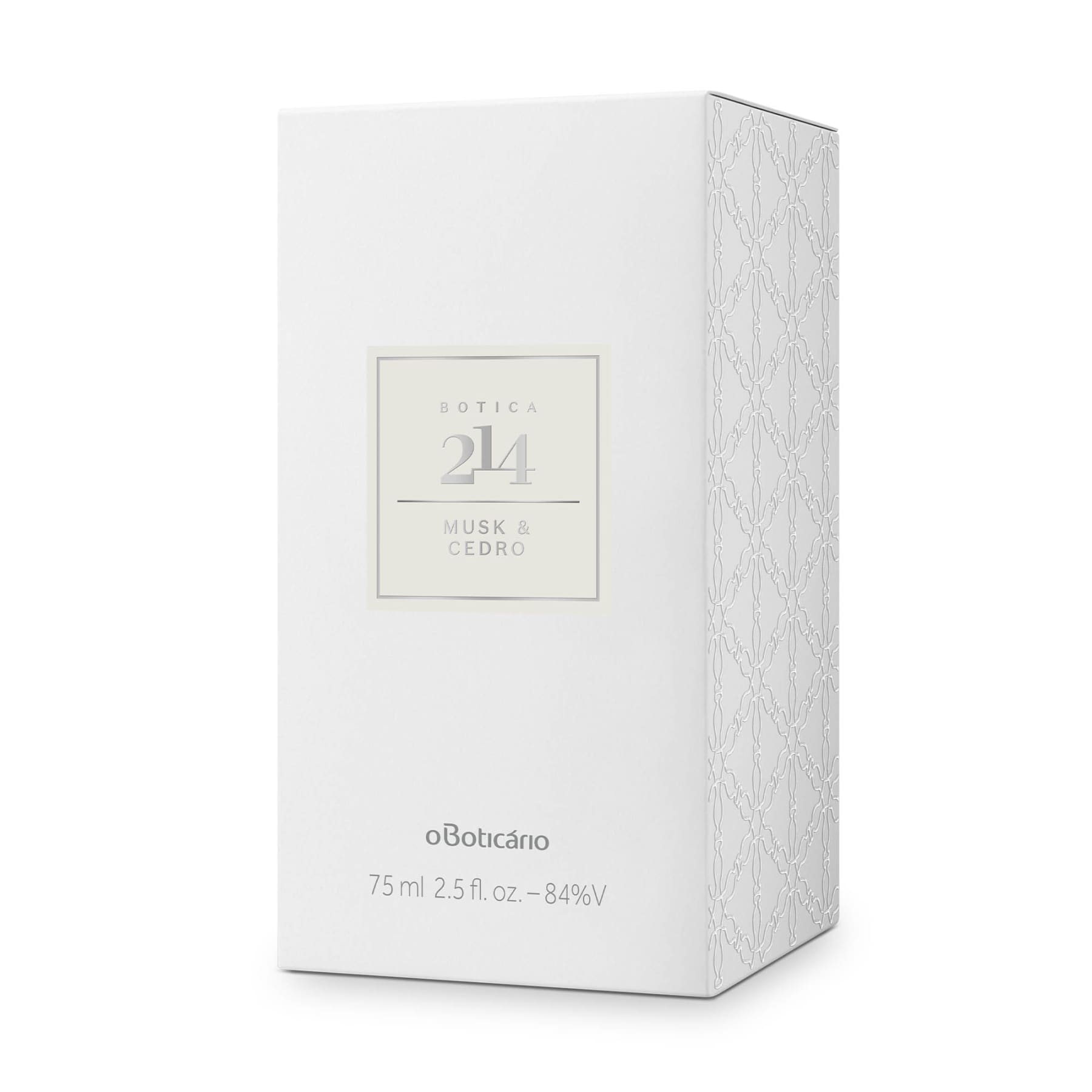 Botica 214 Musk & Cedro Eau De Parfum 75ml - o Boticario