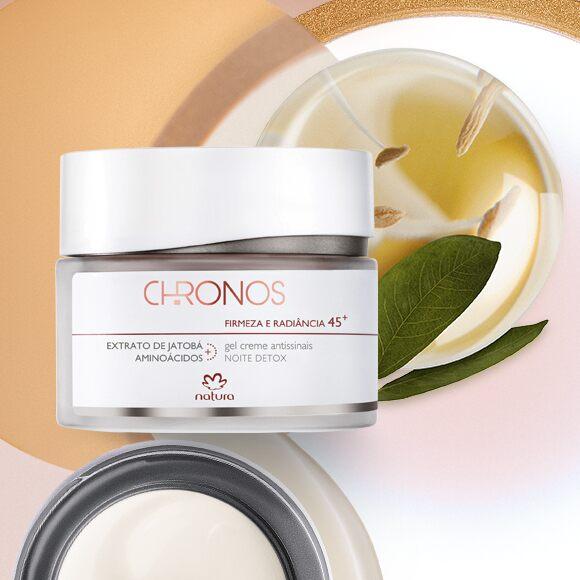 Natura CHRONOS Antissinais 45+ Noite Firmeza Radiância / anti-aging Cream 45+ Night Firmness And Radiation - 40g