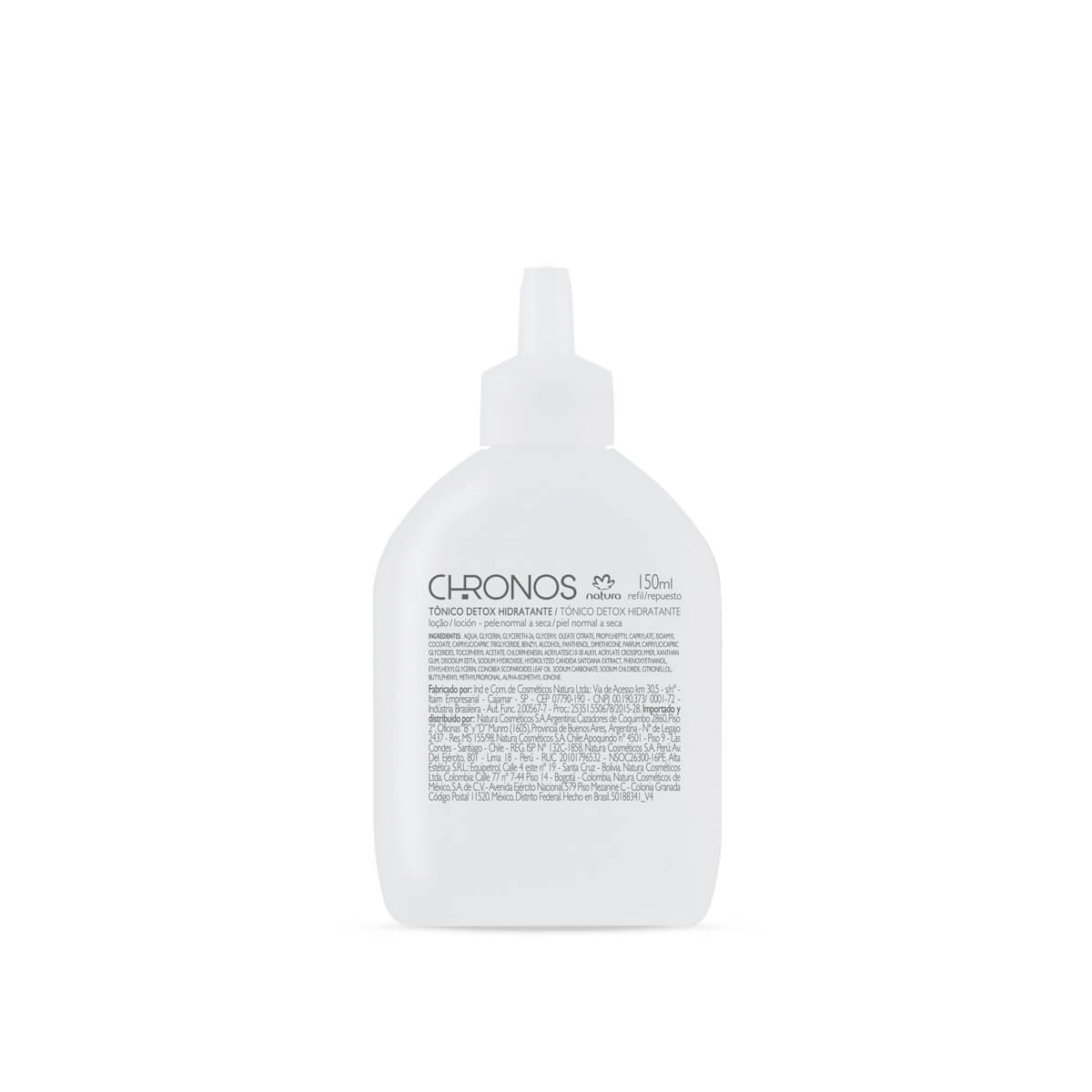 Natura CHRONOS Tônico Détox / Recharge Tonique Détox Hydratant - 150ml