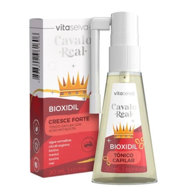 Cavalo Real Bioxidil Growth Anti Loss Treatment Oil Control Tonic 30ml - Vita Seiva