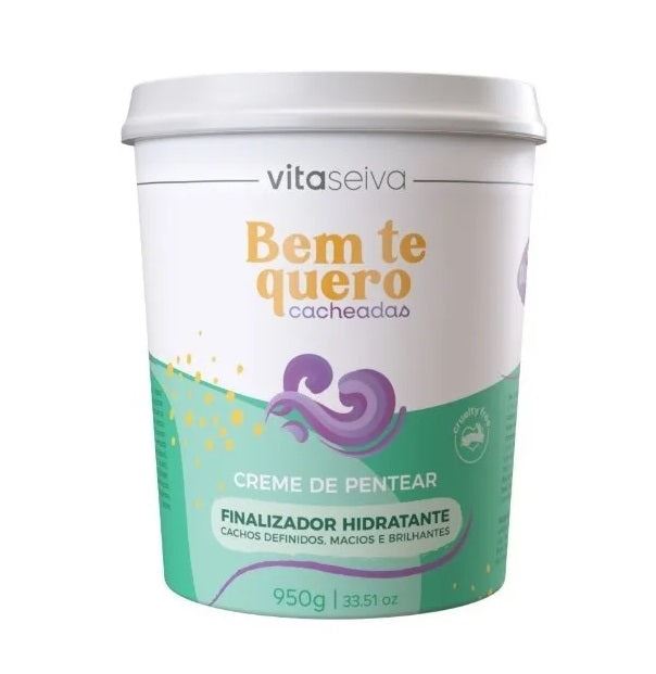 Bem Te Quero Curly Hair Cream Definition Softness Shine Mask 950g - Vita Seiva