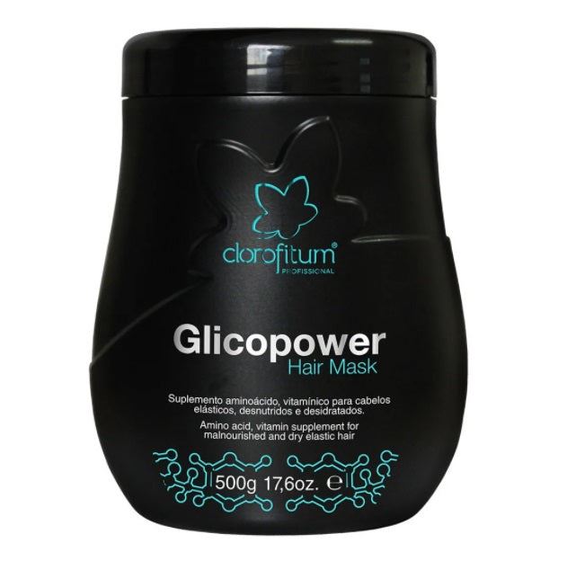 Glicopower Supplément Soin Nourrissant Masque 25 Actifs 500g - Clorofitum